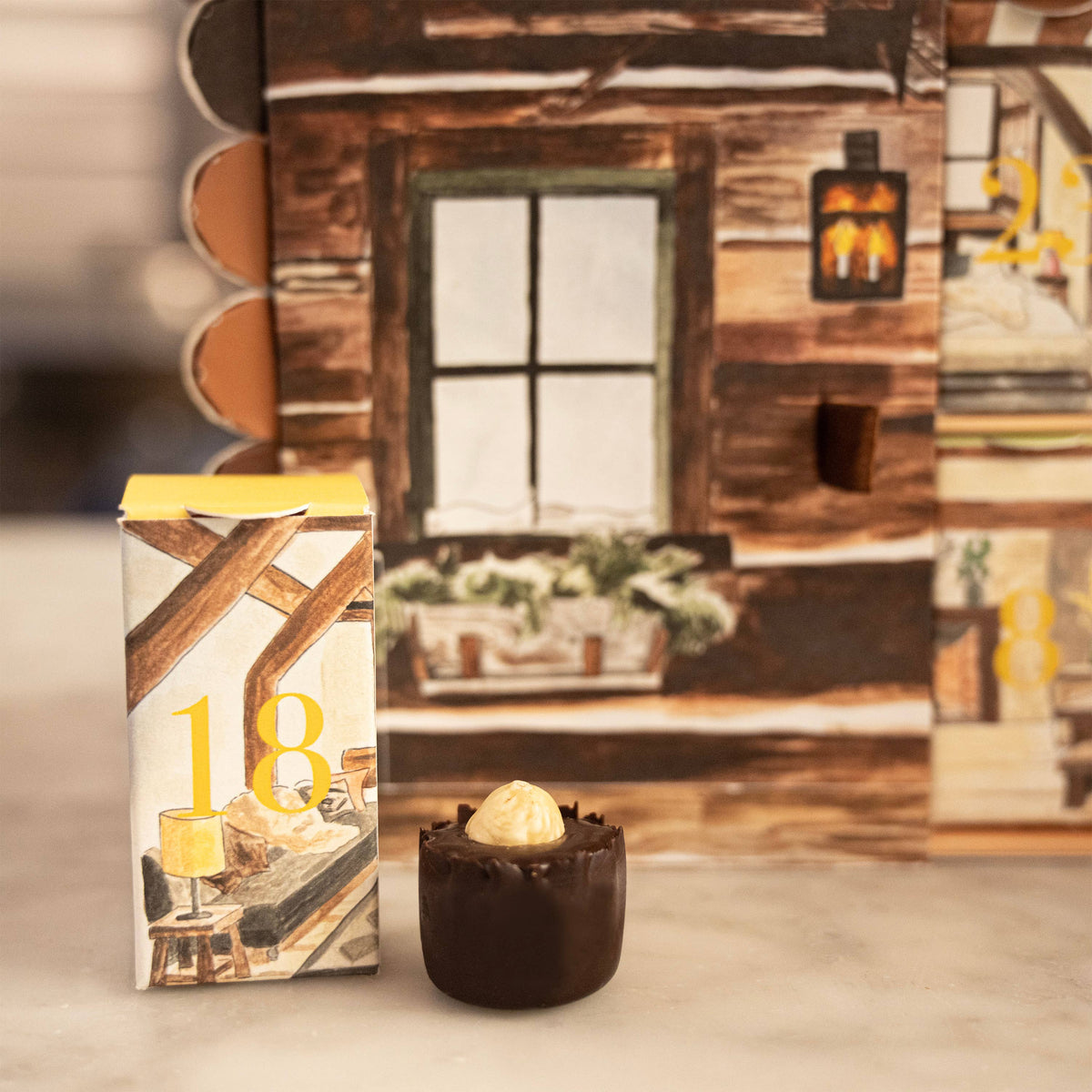 Melt Chocolate's Log Cabin Advent Calendar