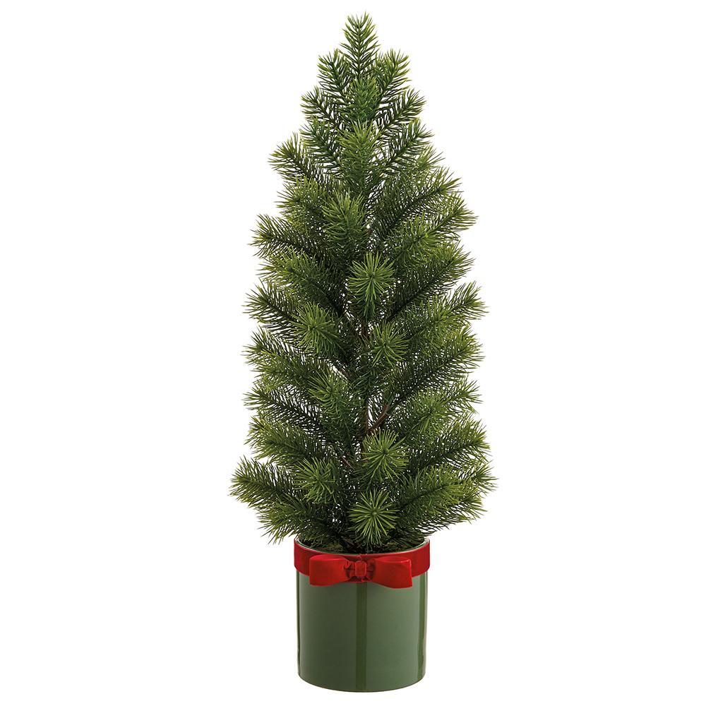 23" Spruce Tree in Ceramic Vase