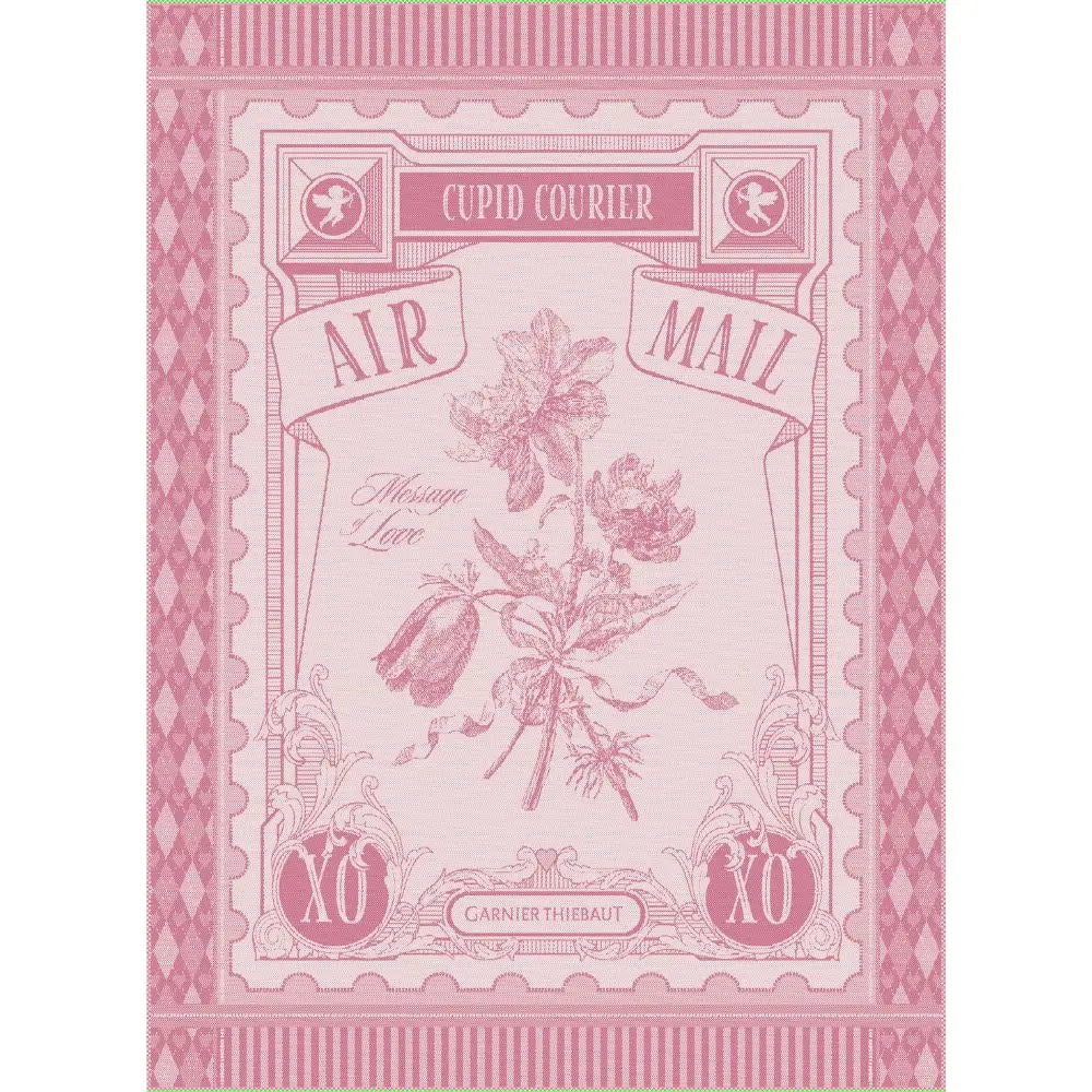 22x30" Cupid Courier Rose Jacquard Kitchen Towel