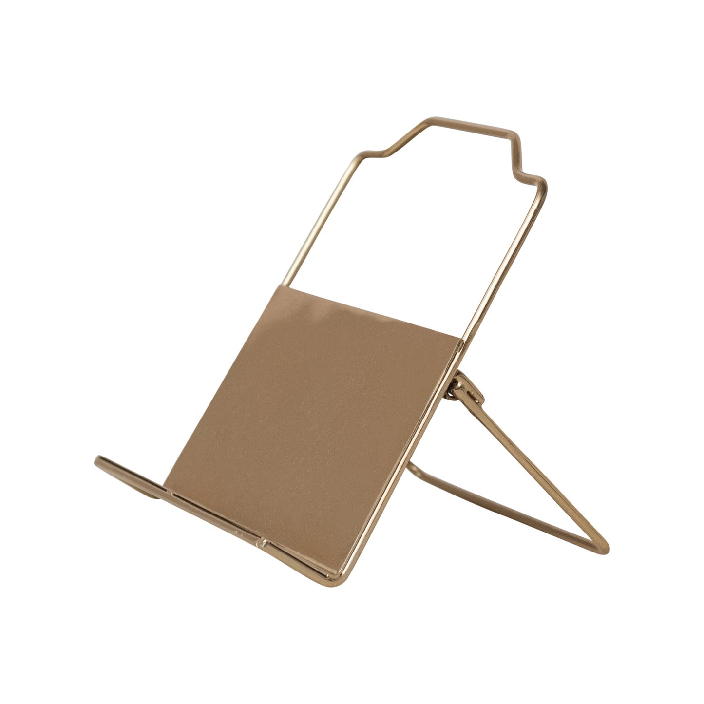 Metal Book Holder, Gold Finish