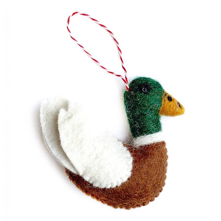 Mallard Felt Wool Ornament