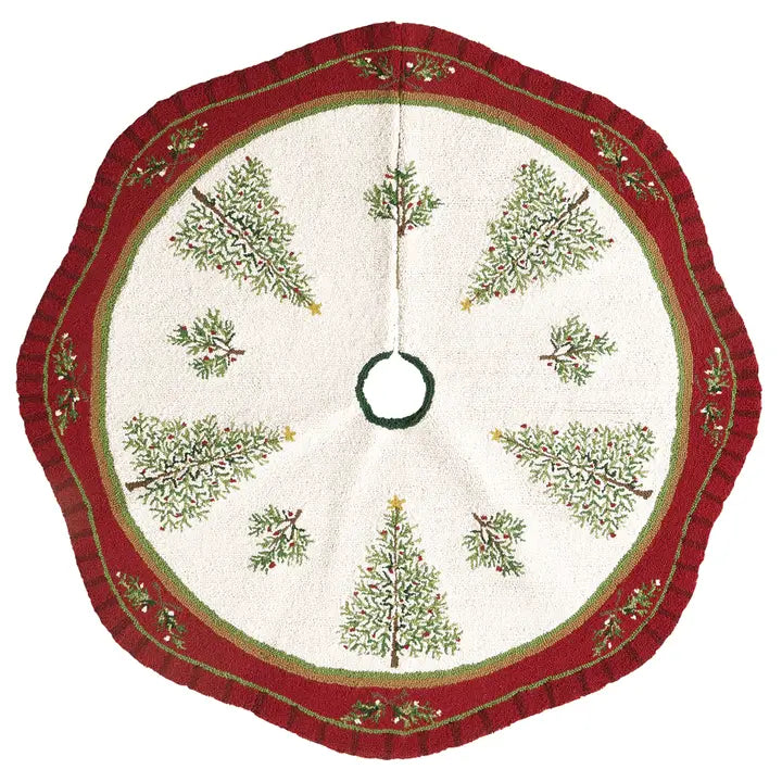 HOLIDAY PINE HOOK TREESKIRT