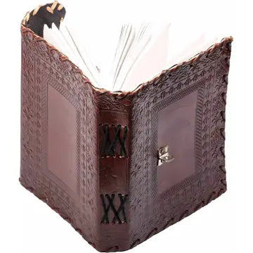 7" Leather Journal For Men & Women- Brown