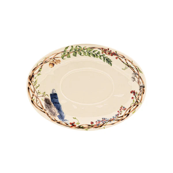 Forest Walk Sauce Boat and Stand
