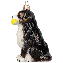 Load image into Gallery viewer, Bernese Mt Dog with Chew Toy Ornament