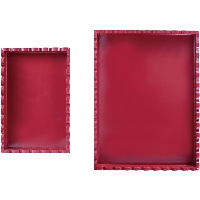 RED Laquered Tray, SM