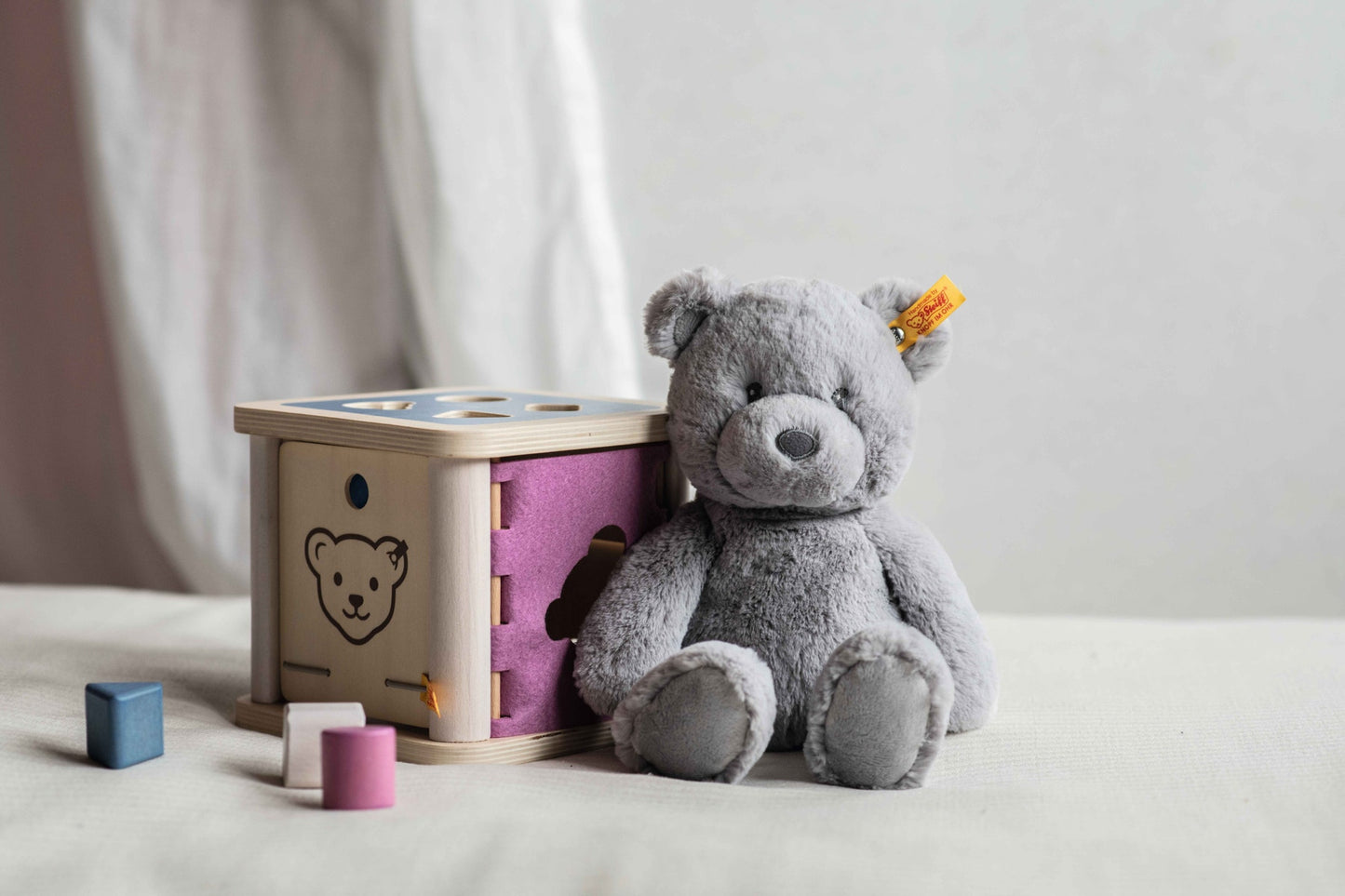 11" Gray Bearzy Teddy Bear