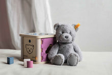 Load image into Gallery viewer, 11" Gray Bearzy Teddy Bear