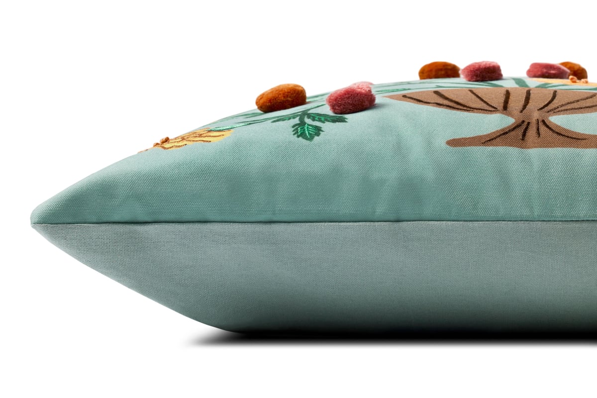 22"x22" Marisol Pillow in Light Green