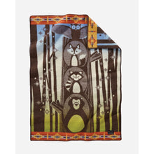 Load image into Gallery viewer, Children's Blanket- Woodland Neighbors 32x44"
