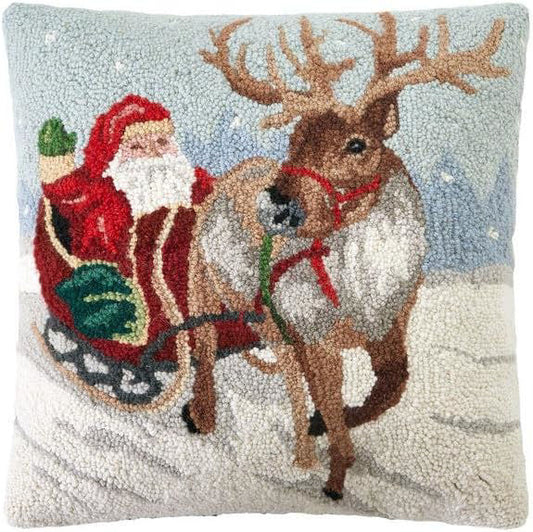 18" Hello Santa Pillow