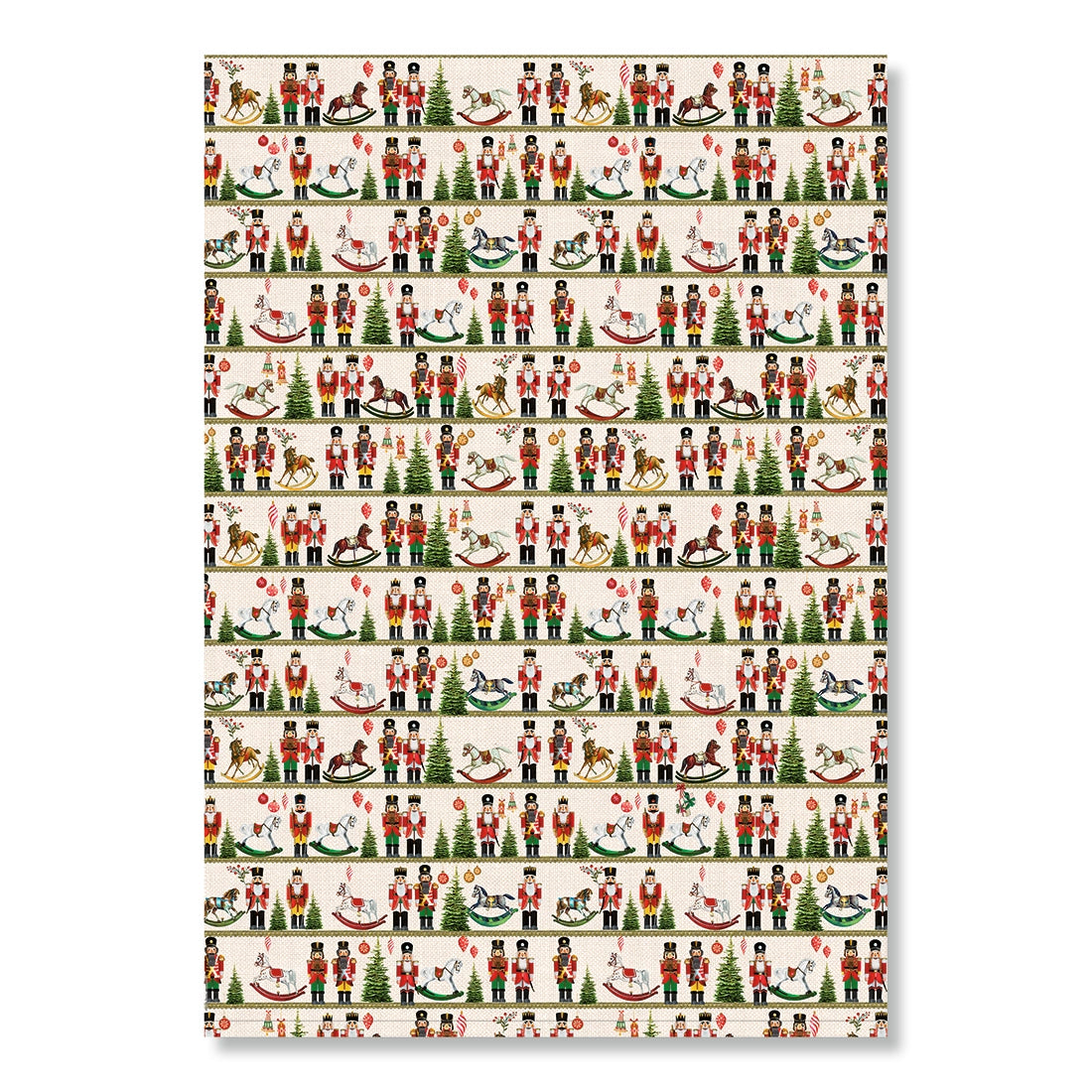 Nutcracker Christmas Wrapping Paper Book