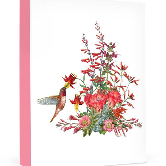 Erin E. Hunter: CA Wildflowers in Red Small Boxed Cards