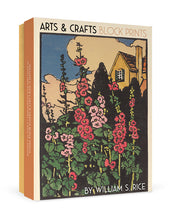 Load image into Gallery viewer, RICE Arts &amp; Crafts Blockprints Notecards
