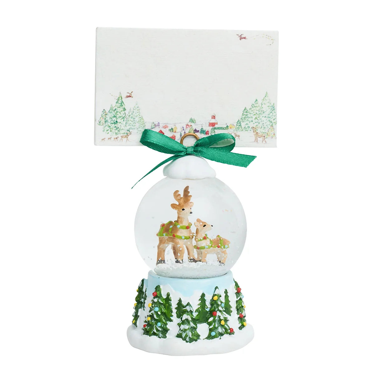 Berry & Thread  North Pole Snow Globe Place Card Holder