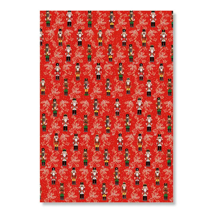 Nutcracker Christmas Wrapping Paper Book