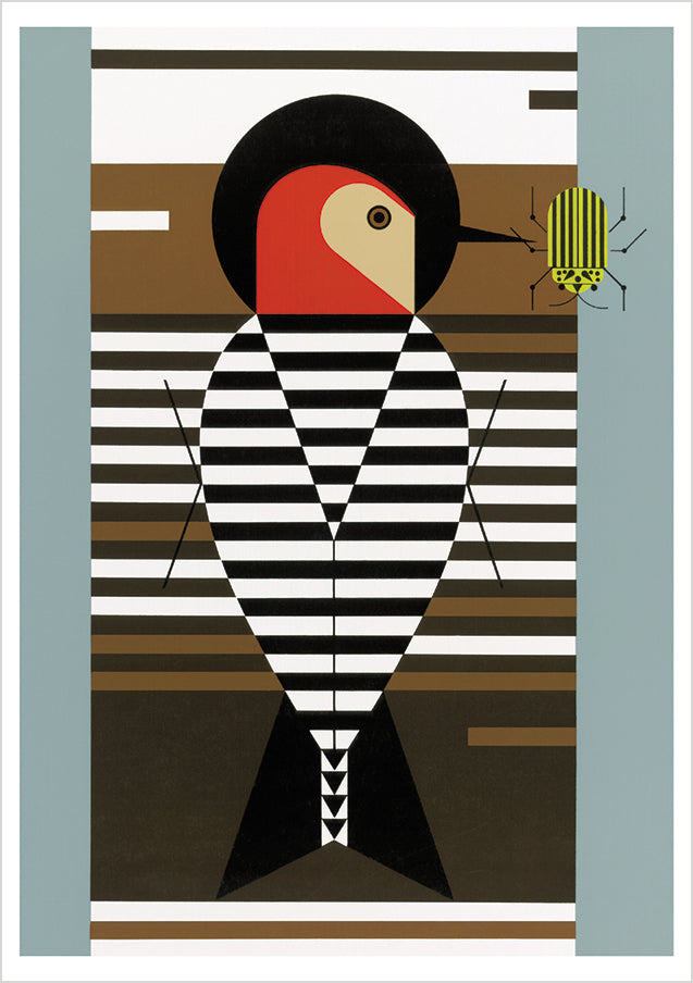 Charley Harper Woodpecker FOLIO