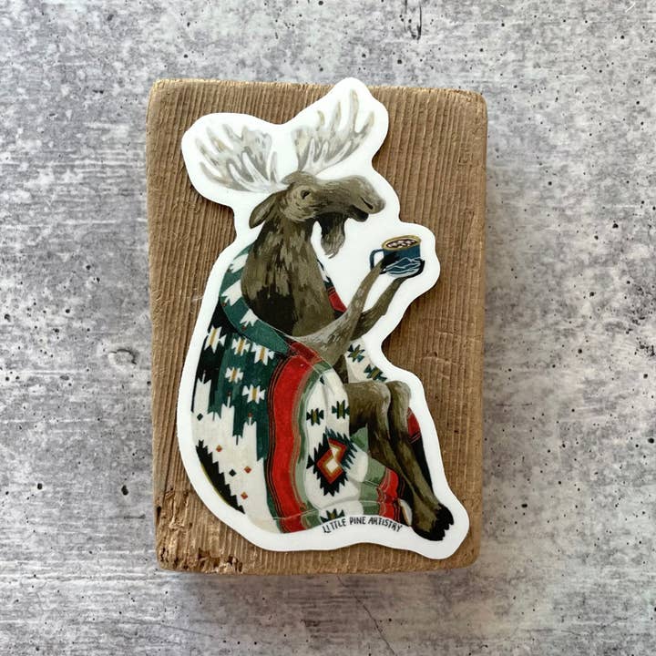 Aztec Moose STICKER