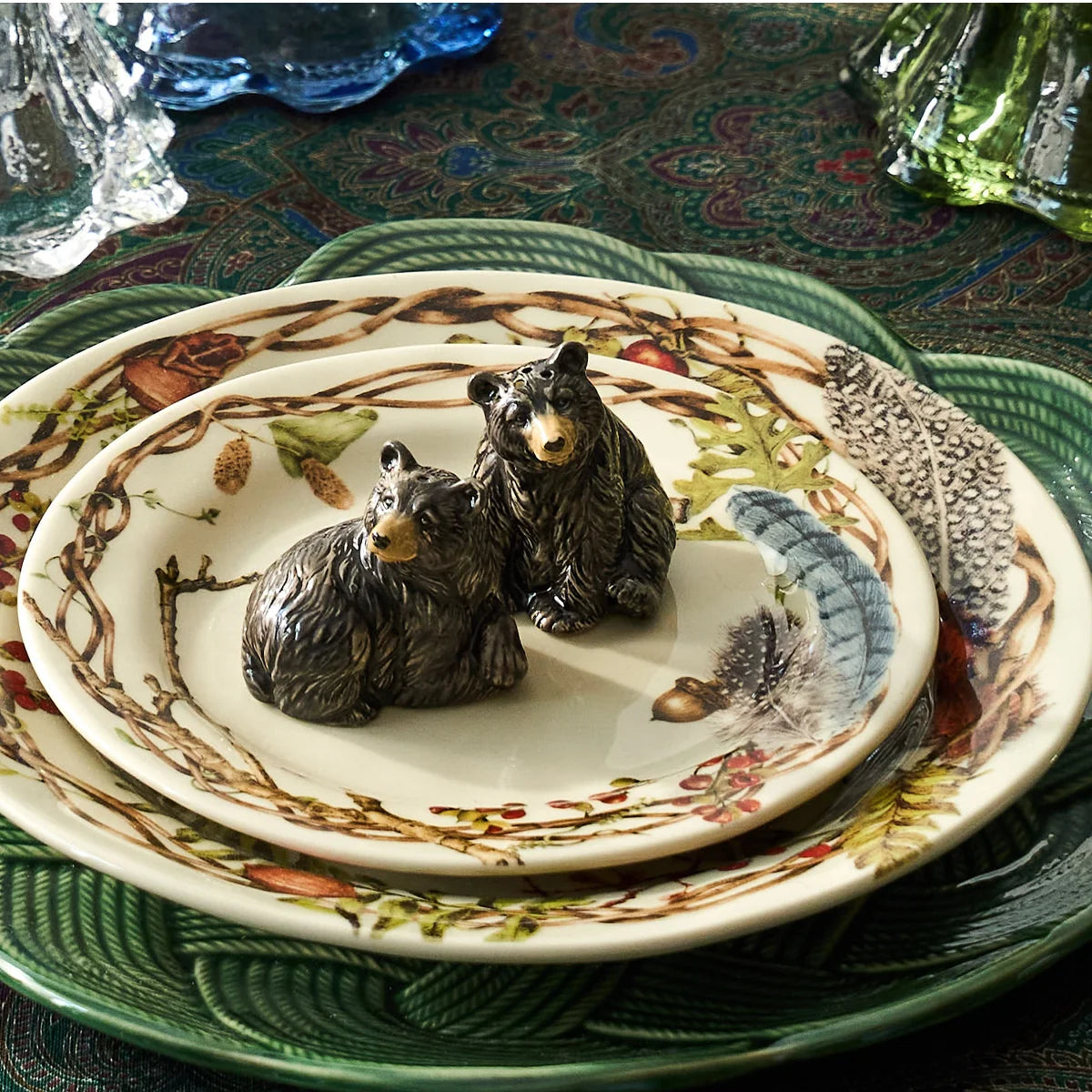 Clever Creatures  Black Bear Salt and Pepper Shakers Set/2pc