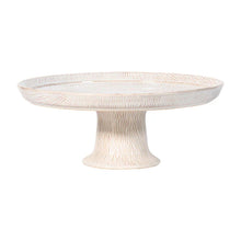 Load image into Gallery viewer, Blenheim Oak Whitewash Cake Pedestal
