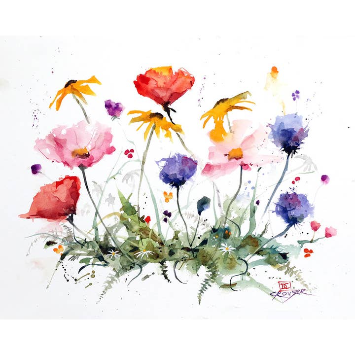 Wildflowers 5x7 Greeting Card