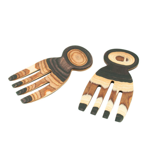 5" Natural Pakka Salad Hands