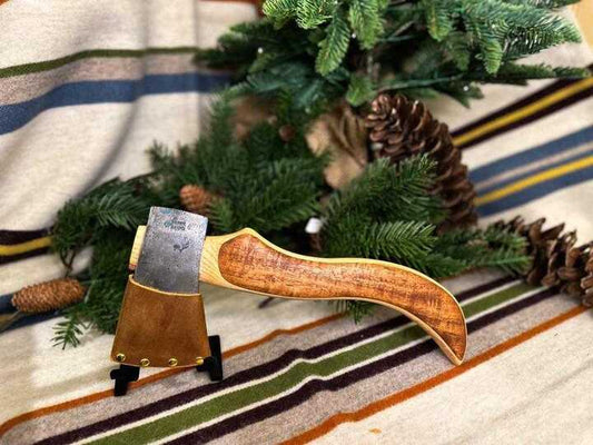 Handcrafted Hatchet - Super Banko / Curly Koa, 1 of a Kind