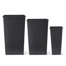 Load image into Gallery viewer, Tall Square Black Metal Pot
