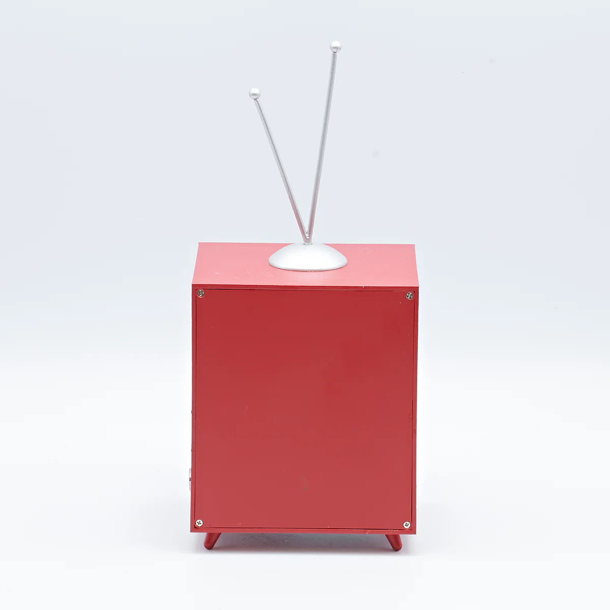 6"  TV with Snow-Covered House & Rotating Santa's Sleigh