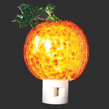 Load image into Gallery viewer, Roman Lights Crackled Look Pumpkin Night-Light
