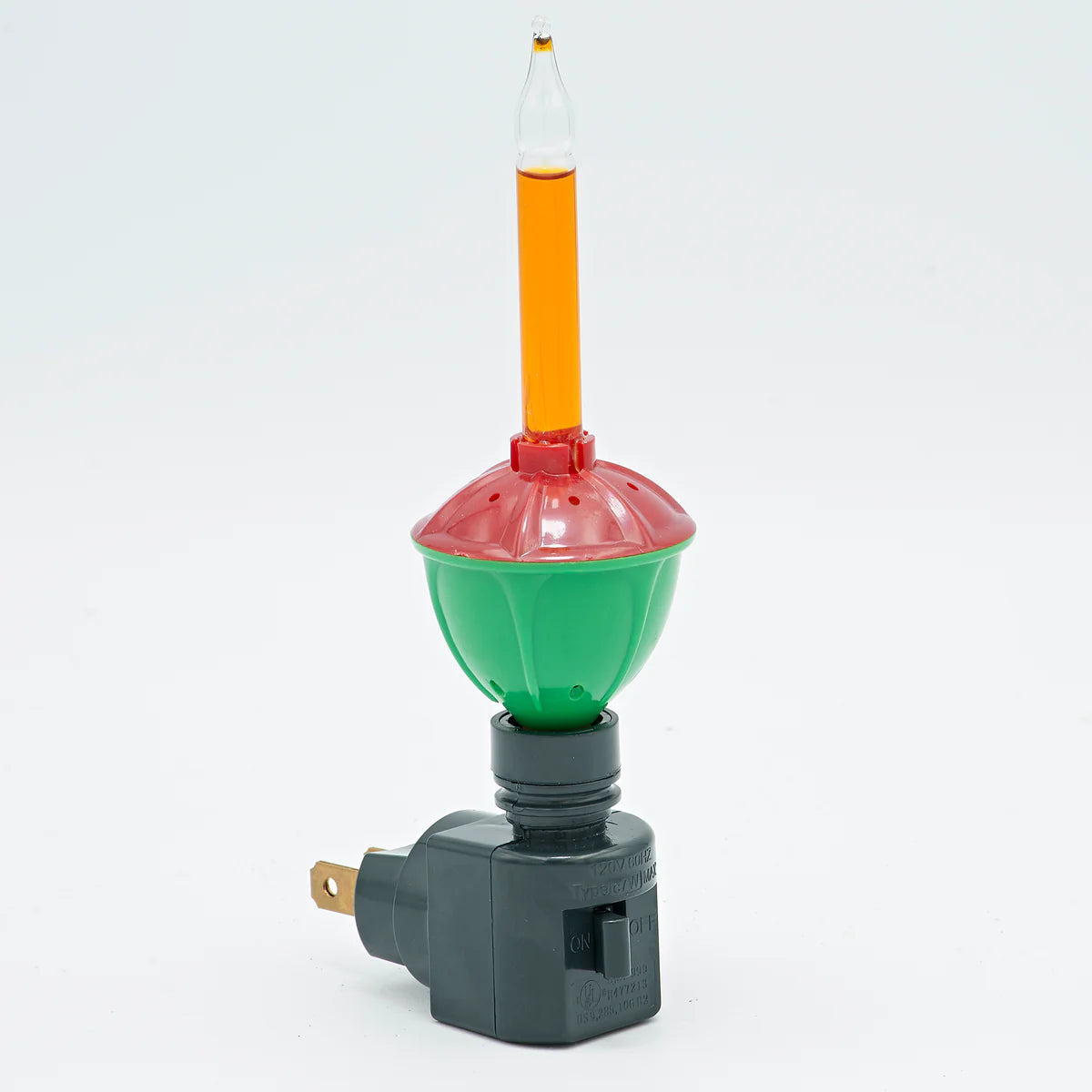 6.75"H Roman Lights Classic Christmas Bubble Night-Light