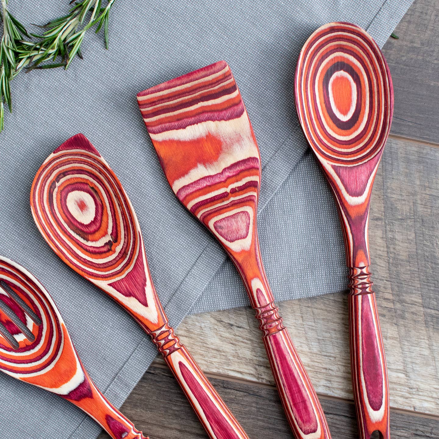 12" Red Pakka Utensils