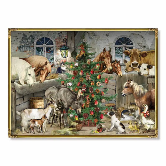 Advent Calendar Festive Farm Luxury