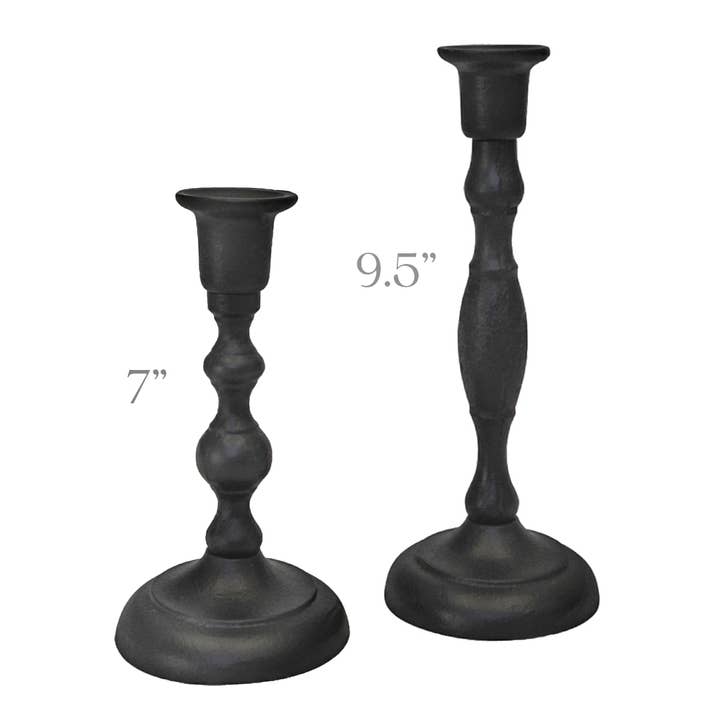 7" Cast Iron Taper Holder