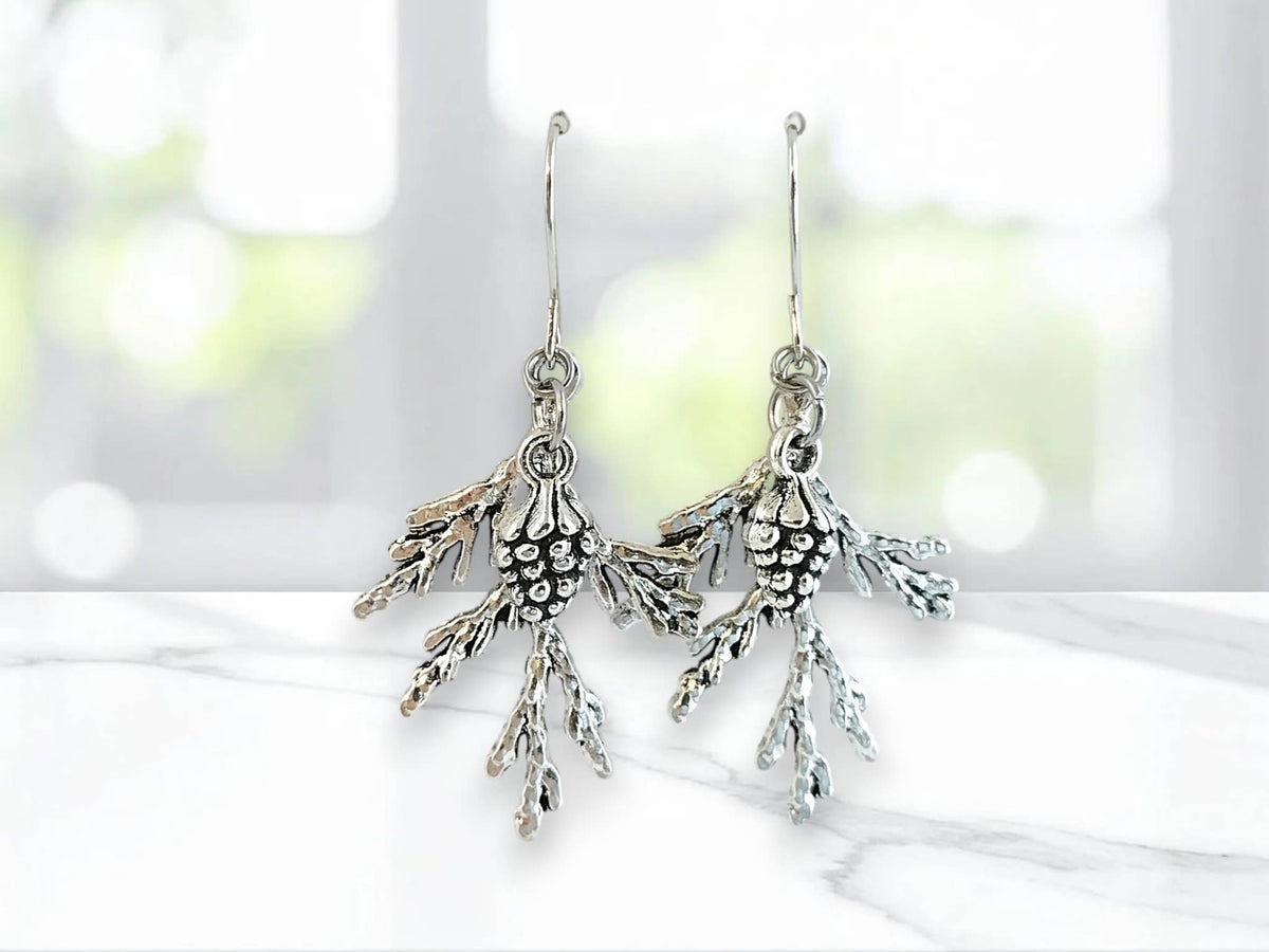 Evergreen Pine Cone Earrings