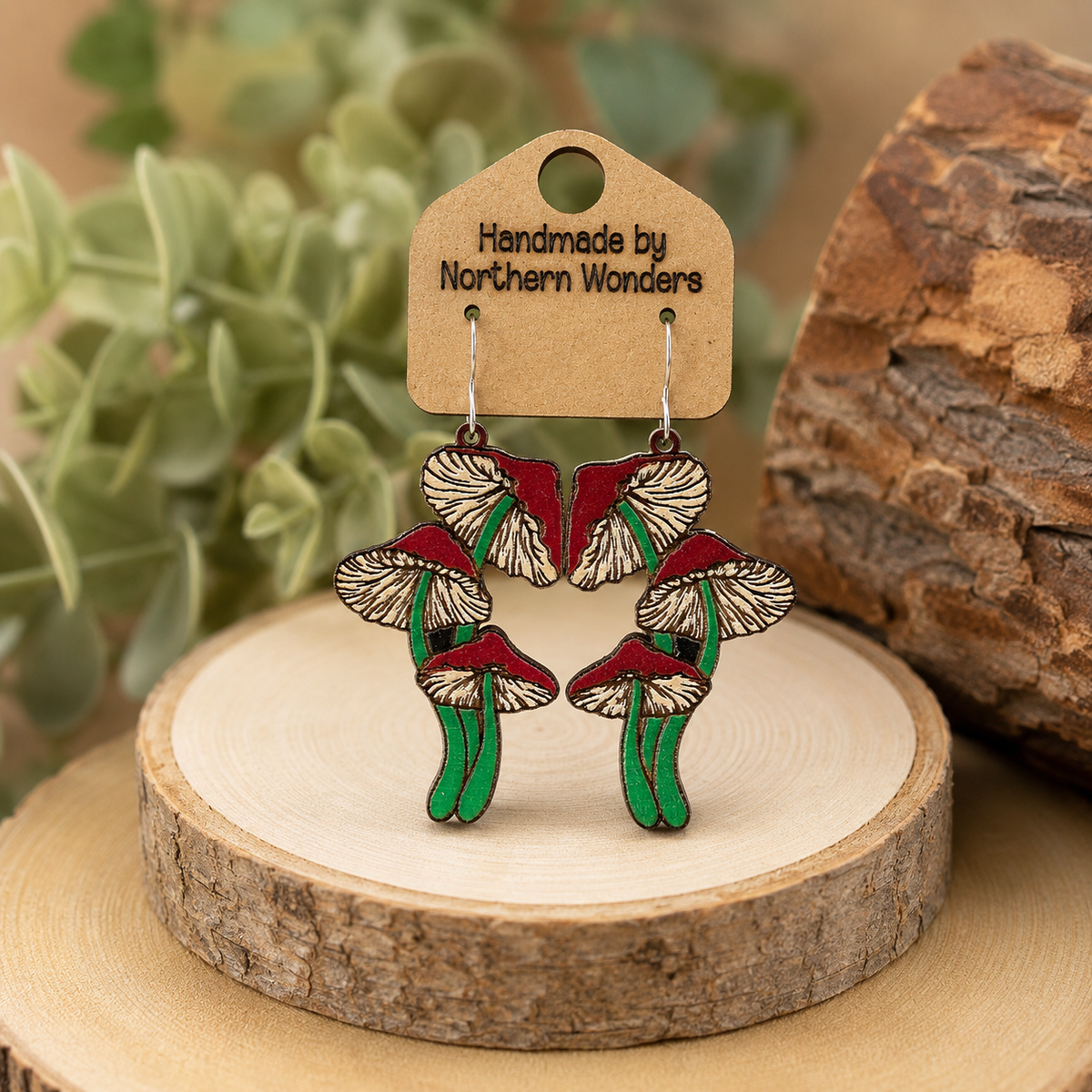 Mushroom Earring
