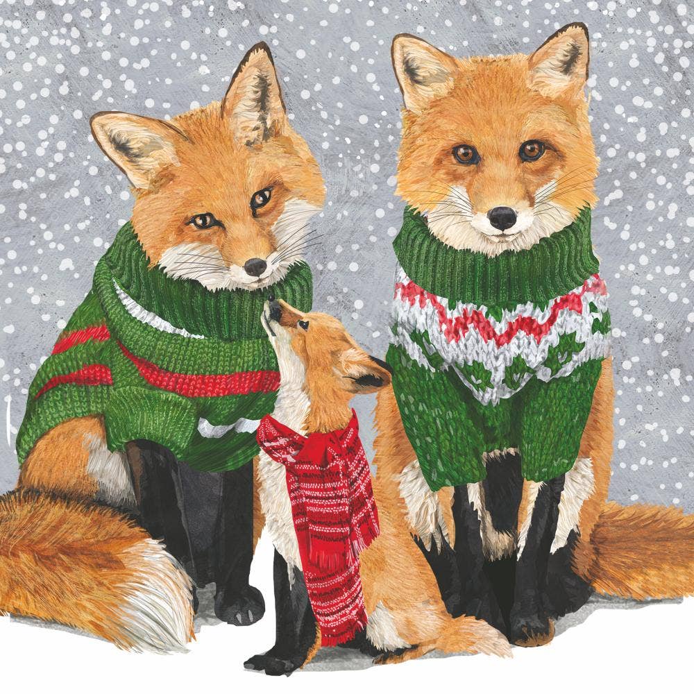 Bev- Sweater Foxes