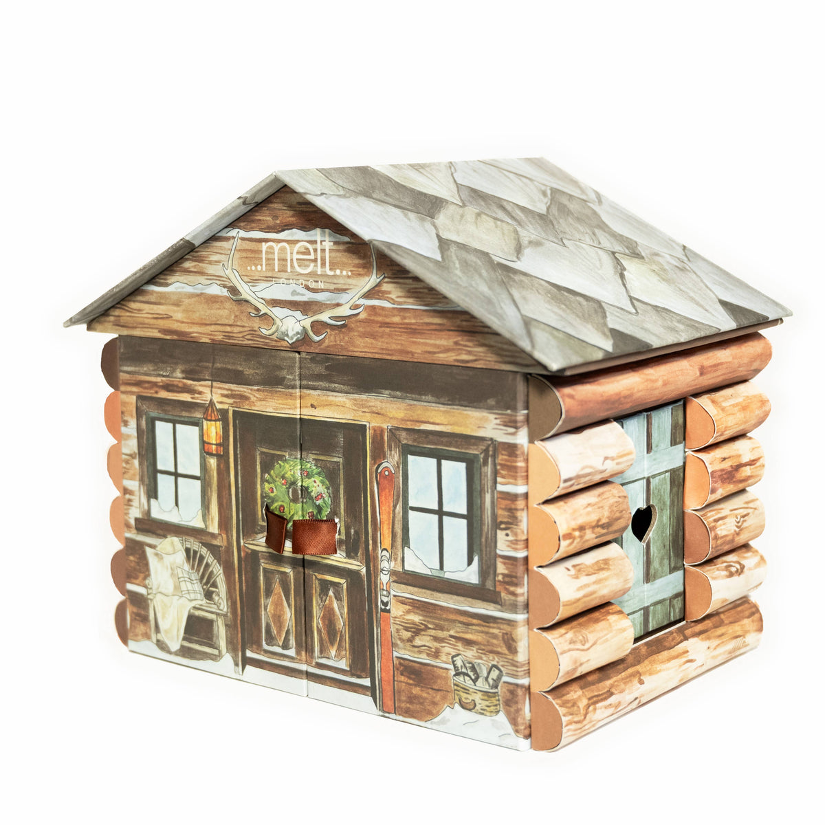 Melt Chocolate's Log Cabin Advent Calendar