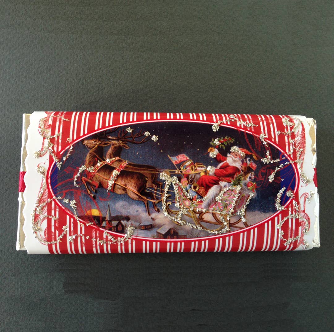 Chocolate Bars Holiday: Milk / Santa in Sleigh