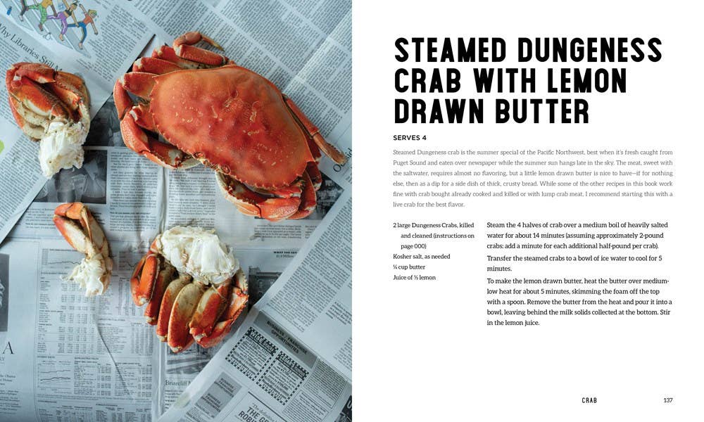 The Pacific Northwest Seafood Cookbook: Hardcover
