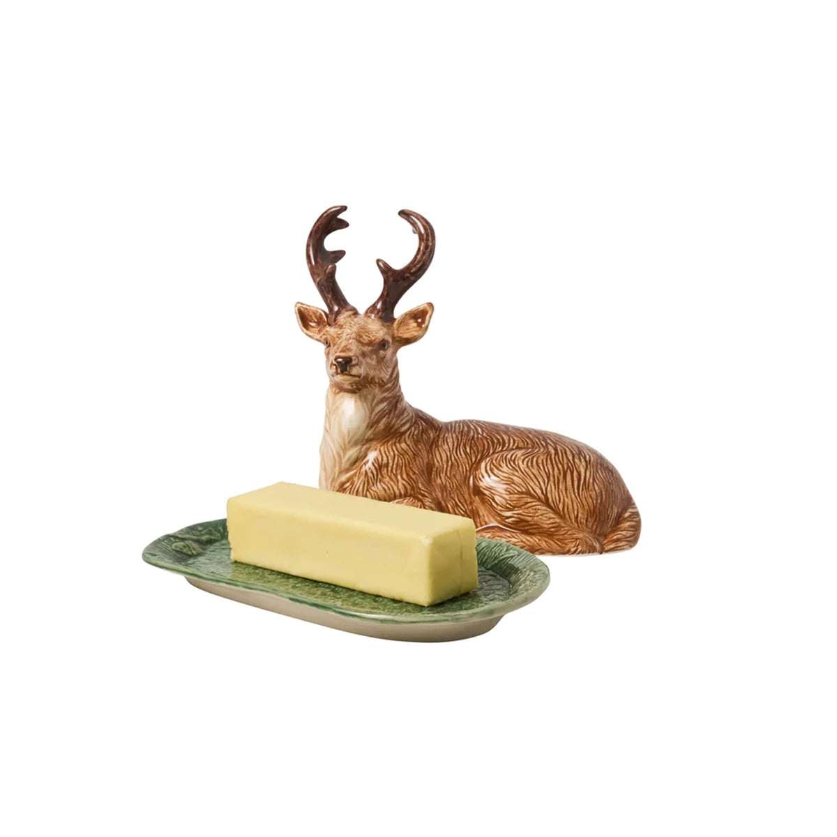 Forest Walk  Stag Butter Dish