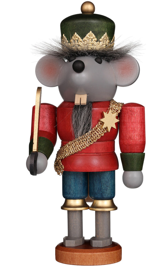 Mouse King w- Sash Nutcracker, 6.75" T