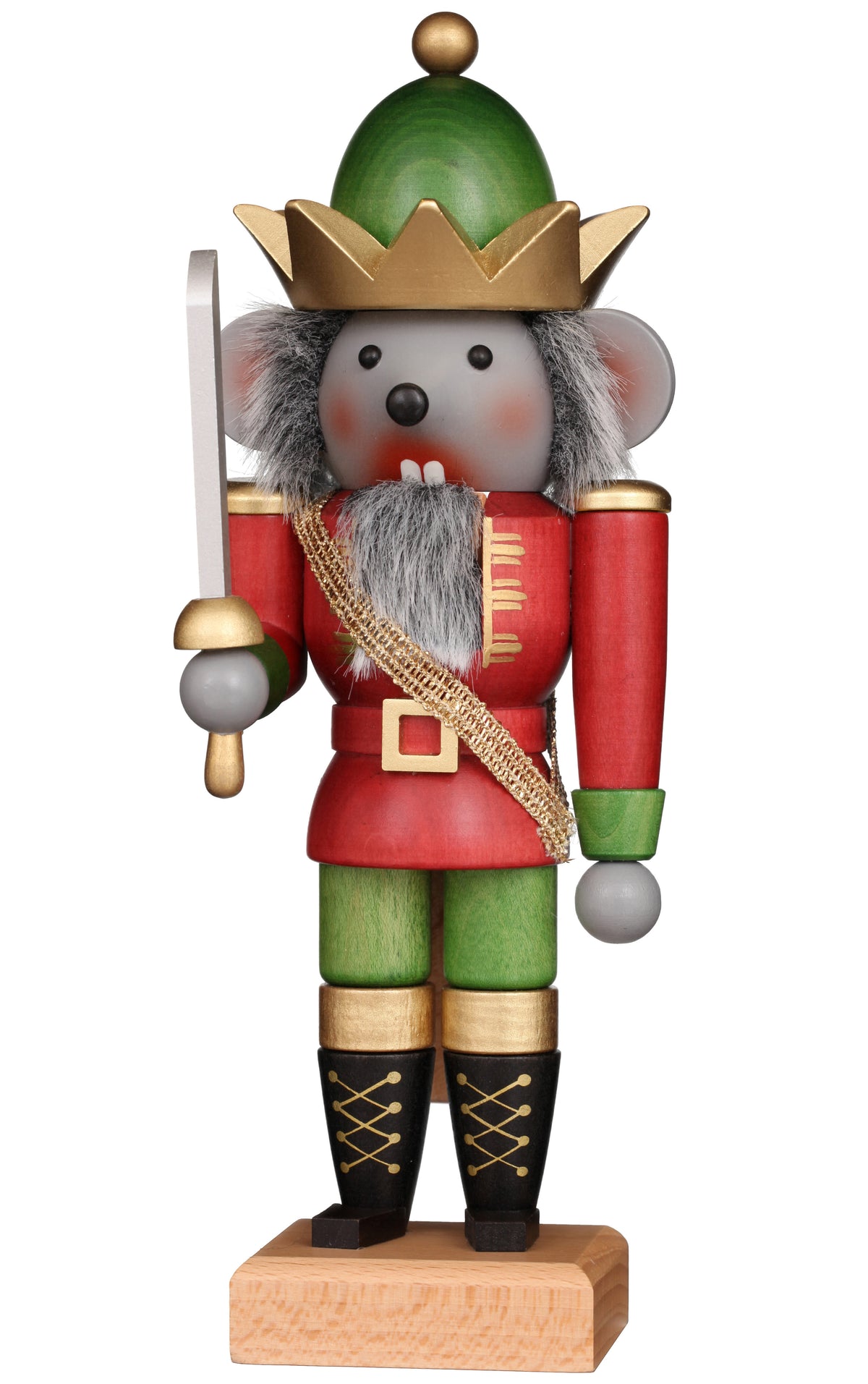 Mouse King Nutcracker, 10.6" T