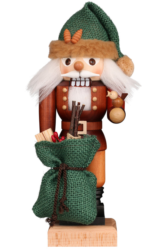 Santa Forest Friend (Natural) Nutcracker