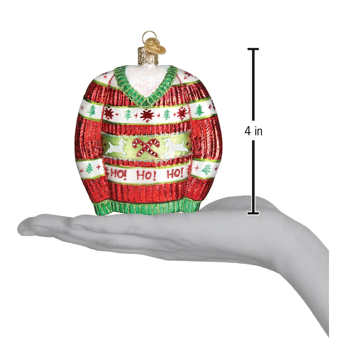 4" Christmas Sweater Ornament