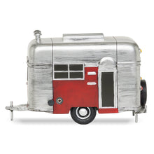 Load image into Gallery viewer, 6" Lighted Musical Happy Camper Trailer with Rotating Scene

