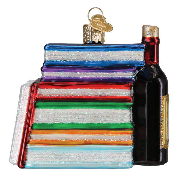 3" Book Club Ornament