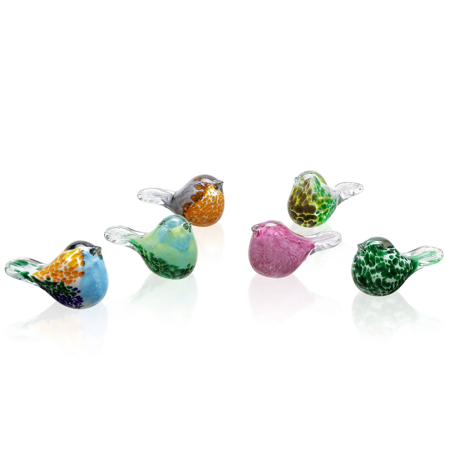 Art Glass Mini Birds