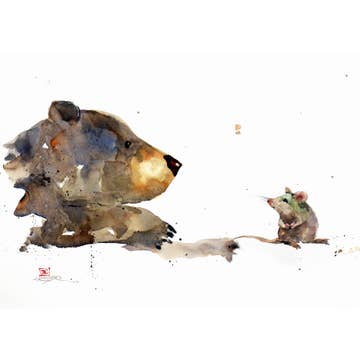 An Unexpected Friendship 5x7 Greeting Card