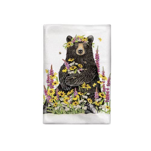 Wildflower Bear Bagged Towel